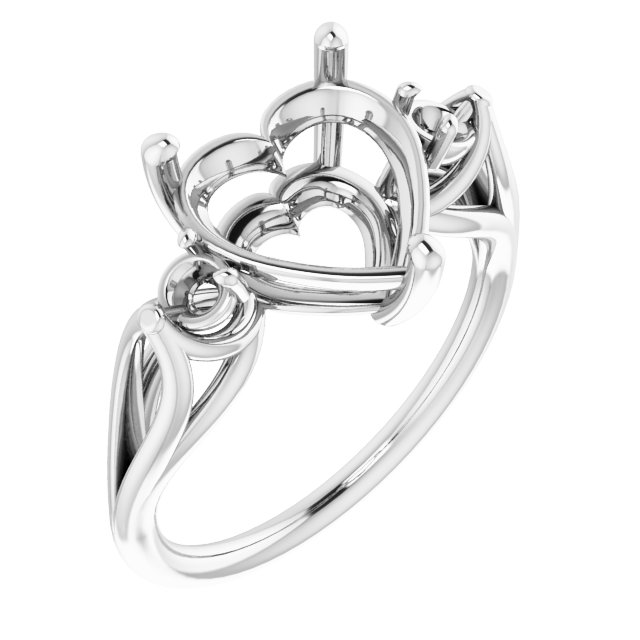 Sculptural Three-Stone Ring