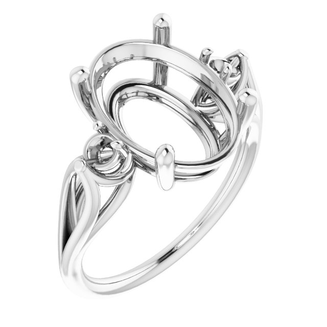 Sculptural Three-Stone Ring