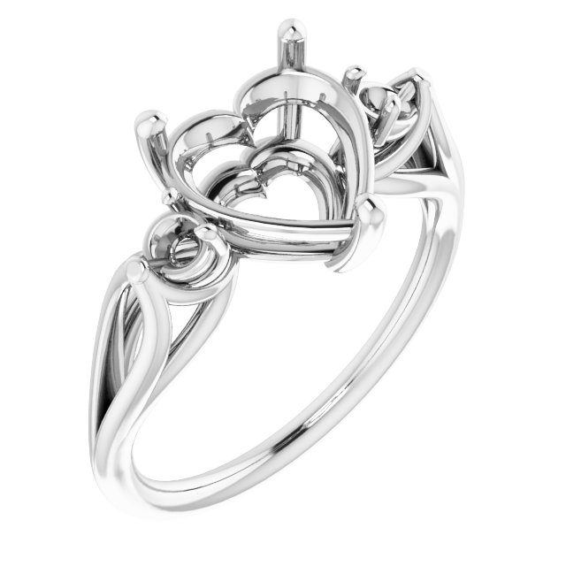 Sculptural Three-Stone Ring