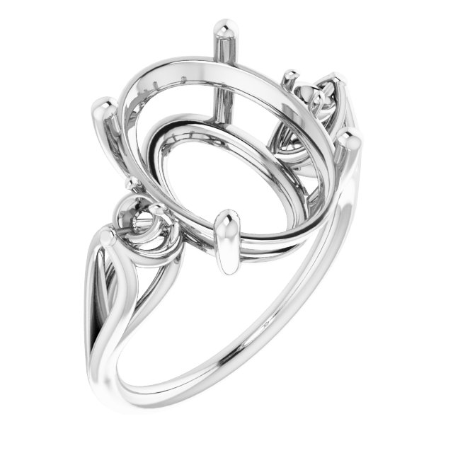 Sculptural Three-Stone Ring