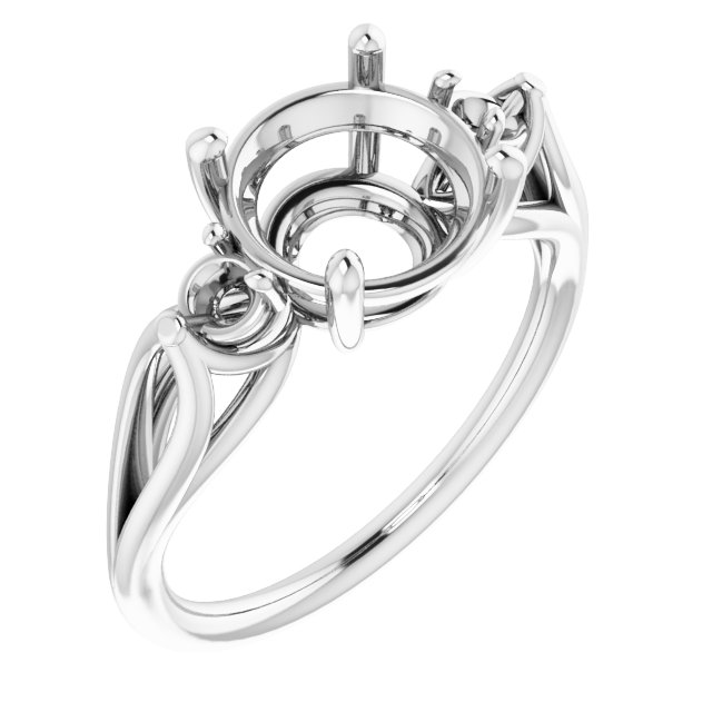 Sculptural Three-Stone Ring