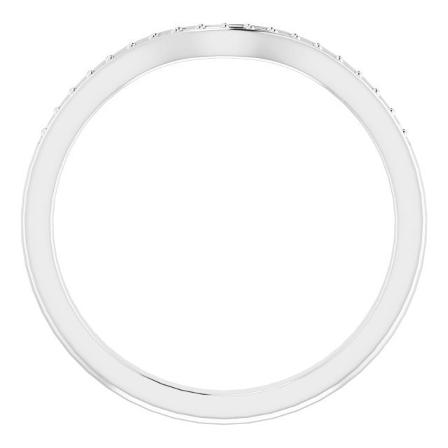 Band Mounting for 7 mm Square Ring view 2