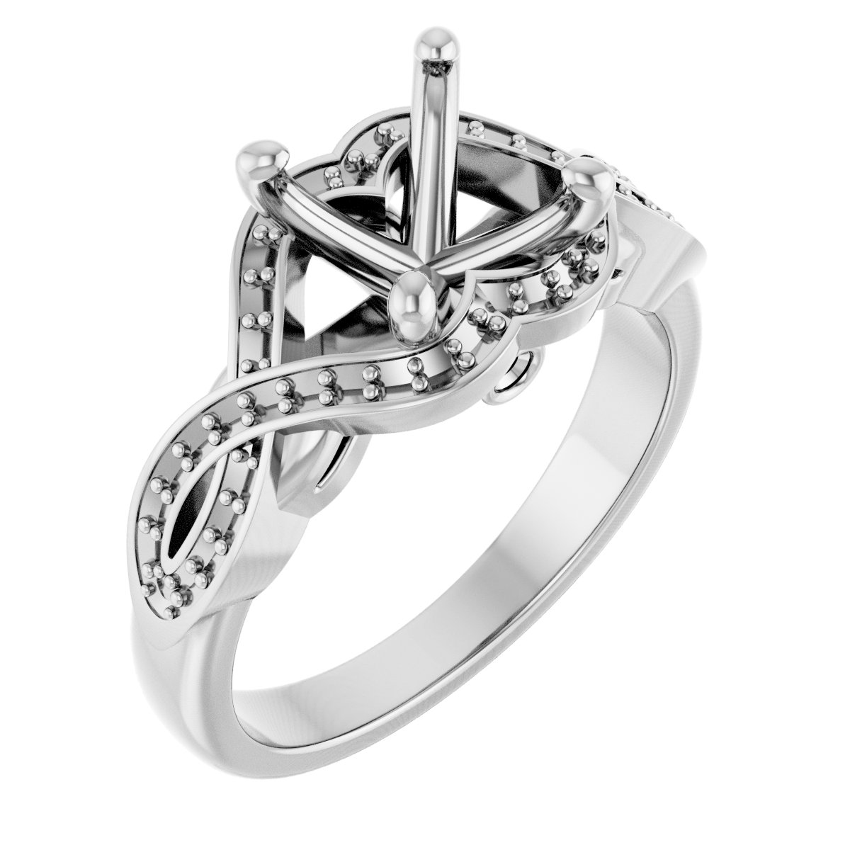 Accented Engagement Ring