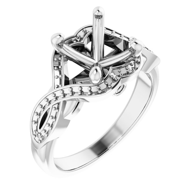 Accented Engagement Ring