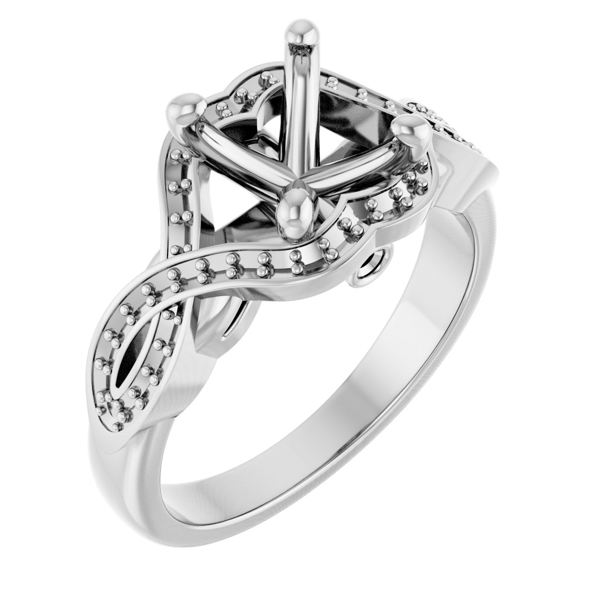 Accented Engagement Ring