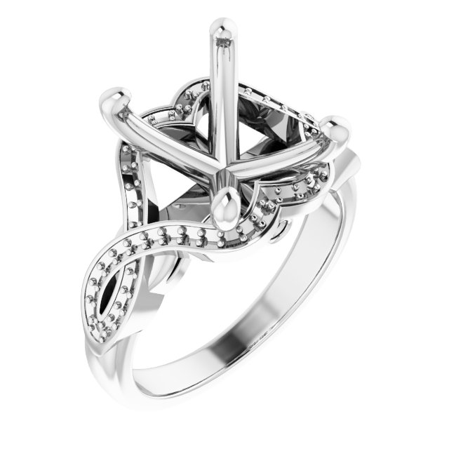 Accented Engagement Ring
