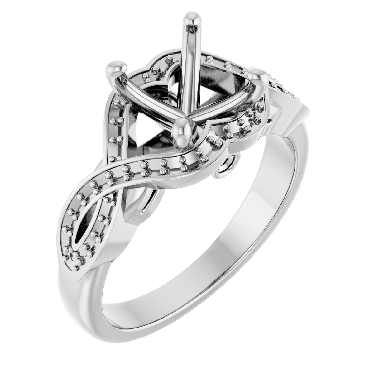 Accented Engagement Ring