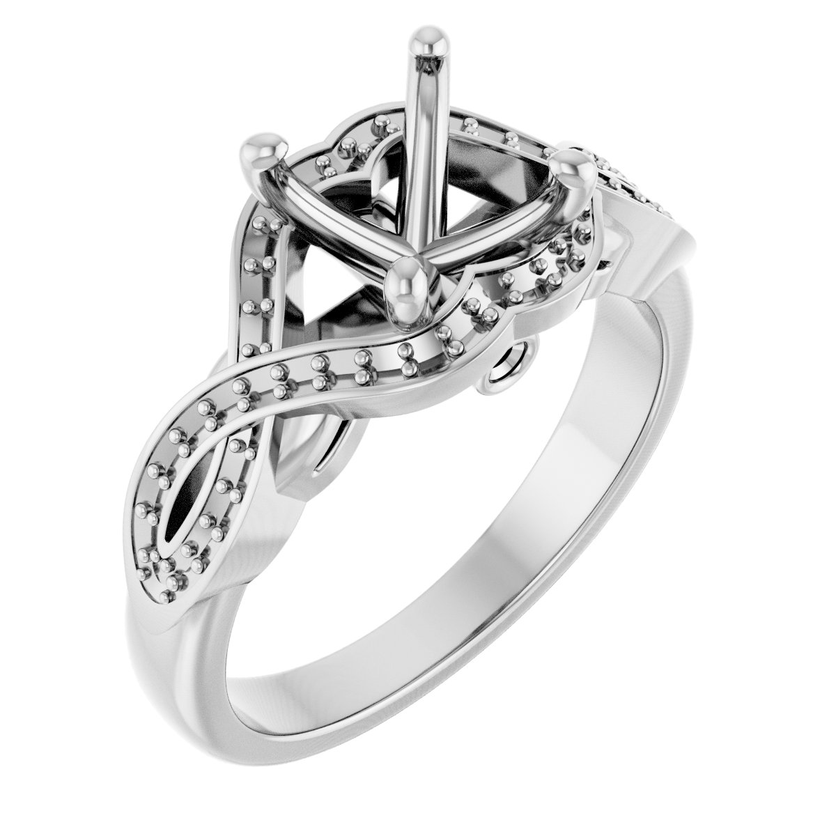 Accented Engagement Ring