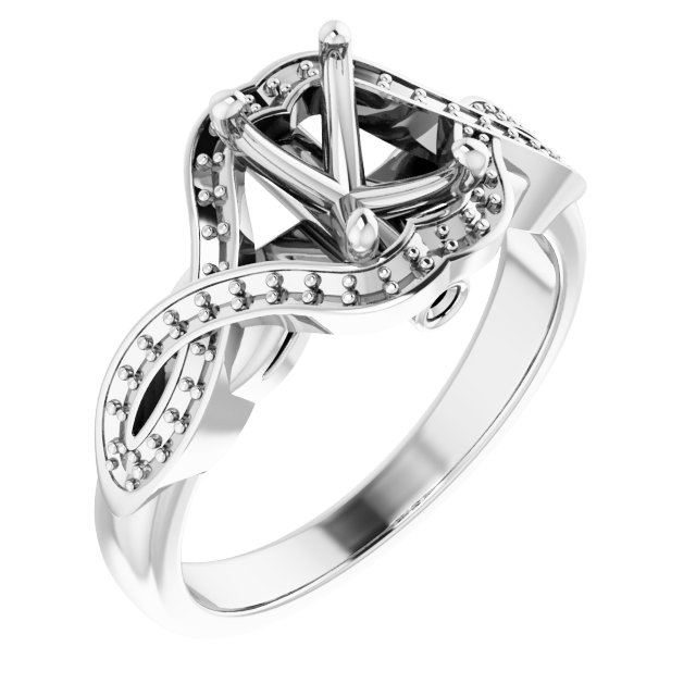 Accented Engagement Ring
