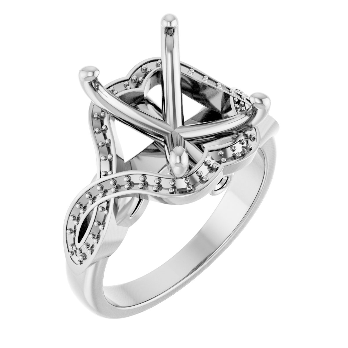 Accented Engagement Ring