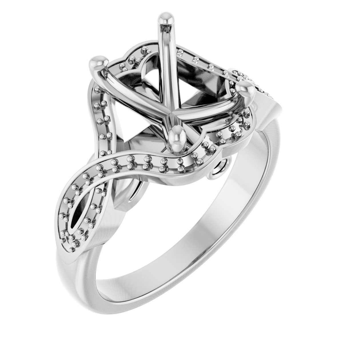 Accented Engagement Ring