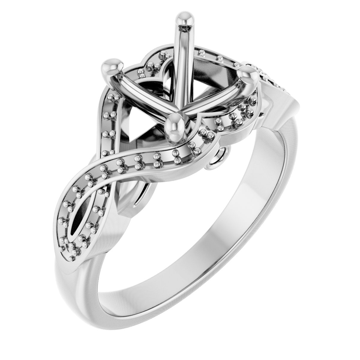 Accented Engagement Ring