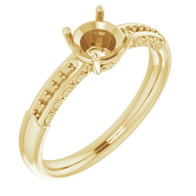 Accented Engagement Ring