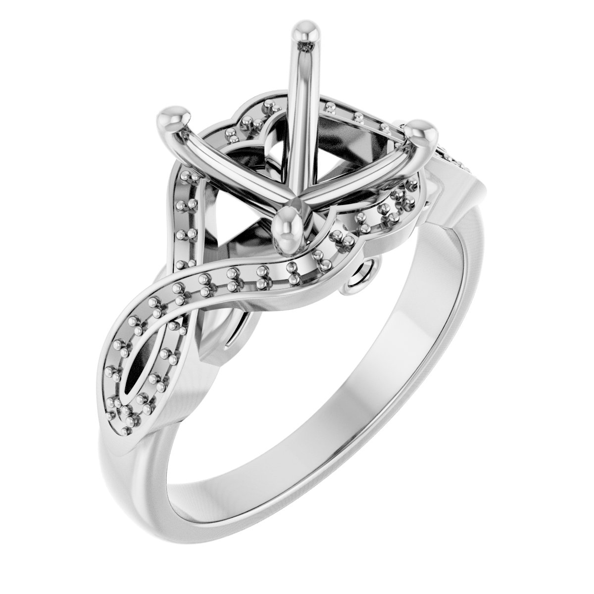Accented Engagement Ring