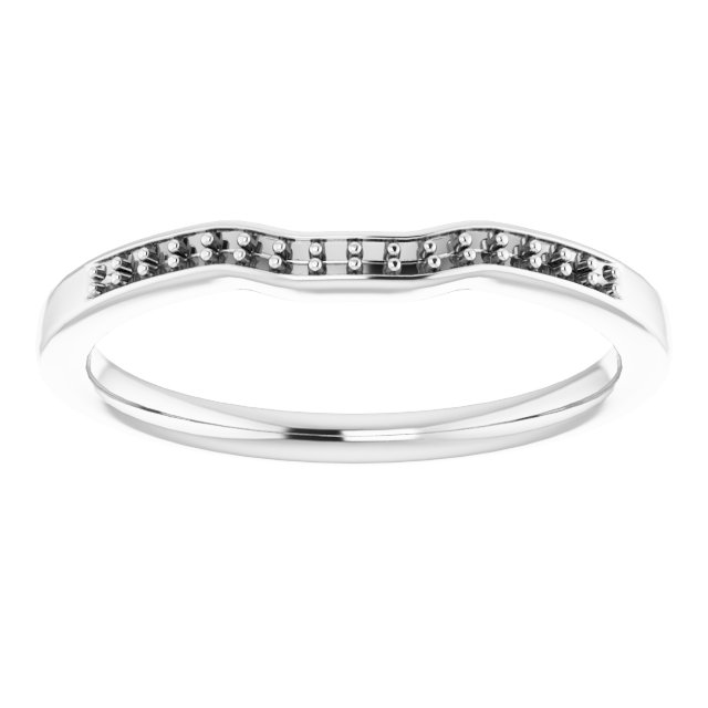 Band Mounting for 15x11 mm Emerald Ring view 3