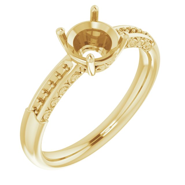 Accented Engagement Ring