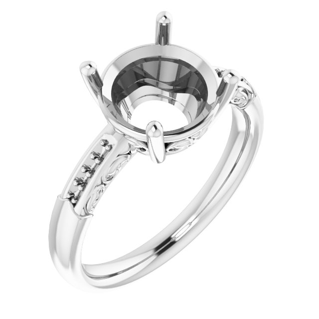 Accented Engagement Ring