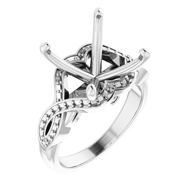 Accented Engagement Ring