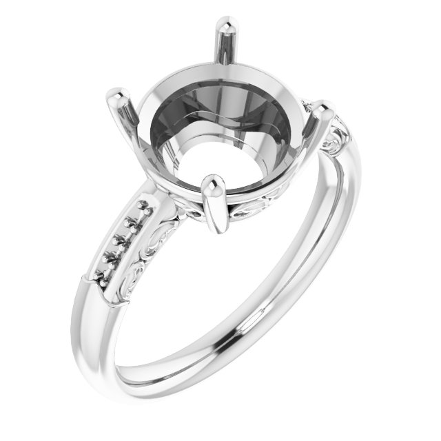 Accented Engagement Ring