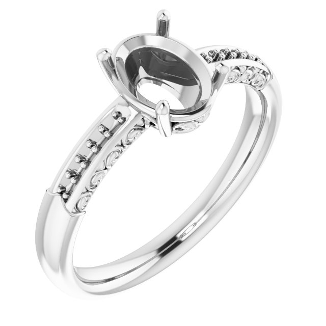 Accented Engagement Ring