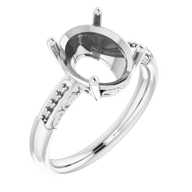 Accented Engagement Ring