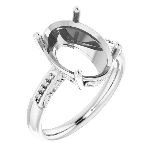 Accented Engagement Ring