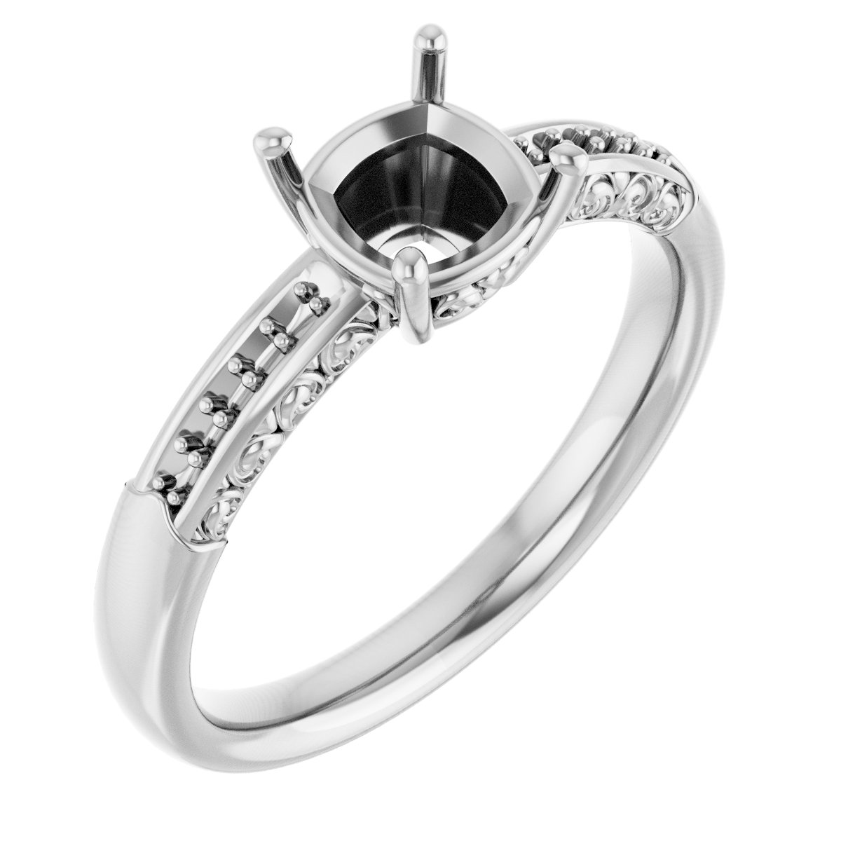 Accented Engagement Ring