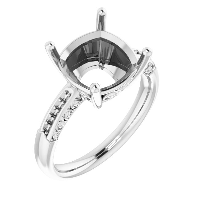 Accented Engagement Ring