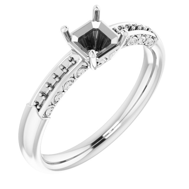Accented Engagement Ring