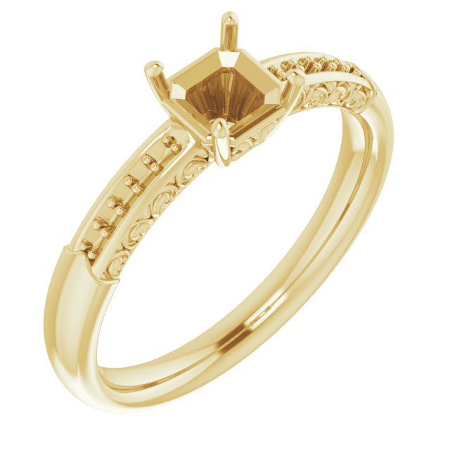 Accented Engagement Ring