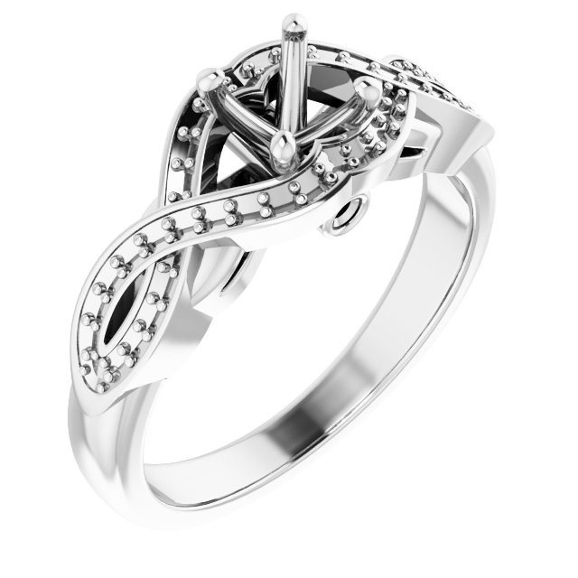 Accented Engagement Ring