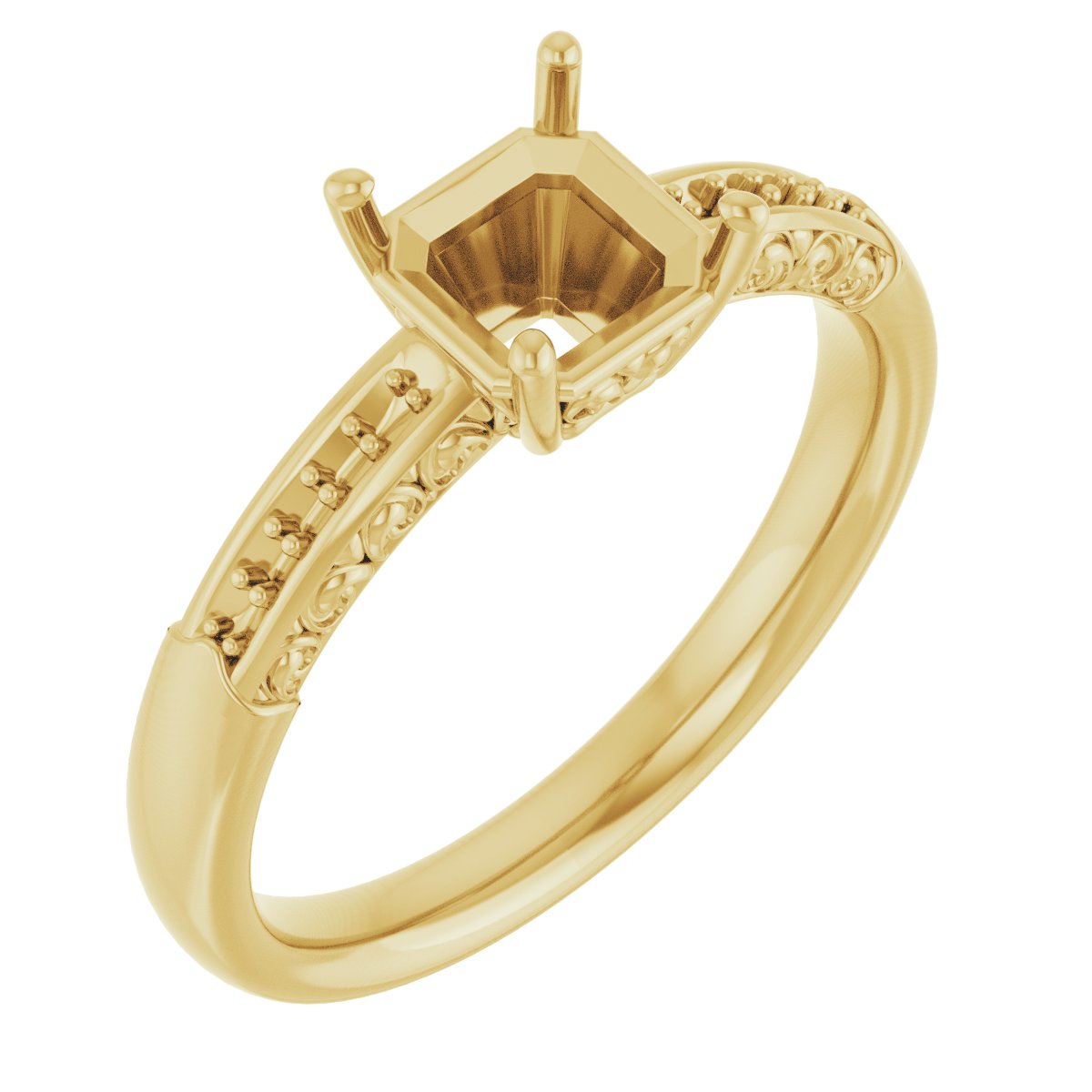 Accented Engagement Ring