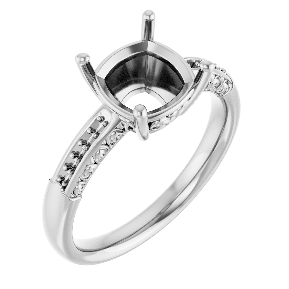 Accented Engagement Ring