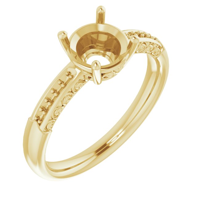 Accented Engagement Ring
