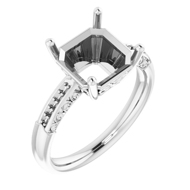Accented Engagement Ring