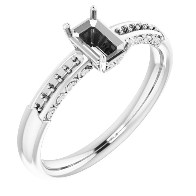 Accented Engagement Ring