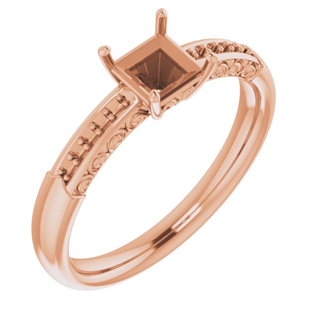 Accented Engagement Ring