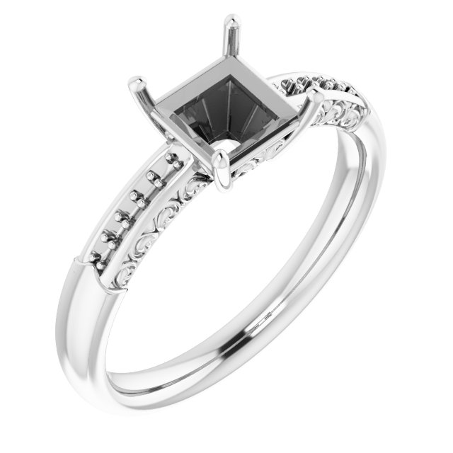 Accented Engagement Ring