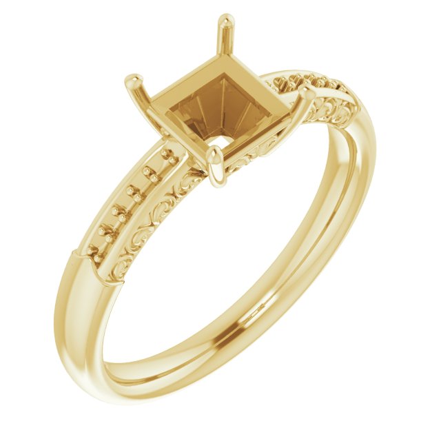 Accented Engagement Ring
