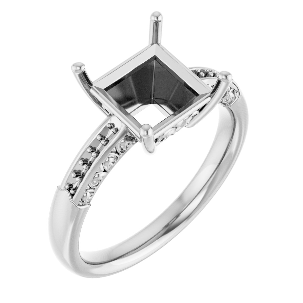 Accented Engagement Ring
