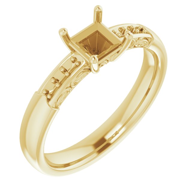 14k Yellow Gold