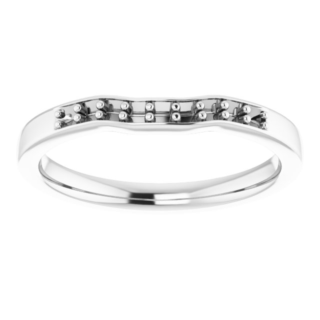 Band Mounting for 10 mm Square Ring view 3