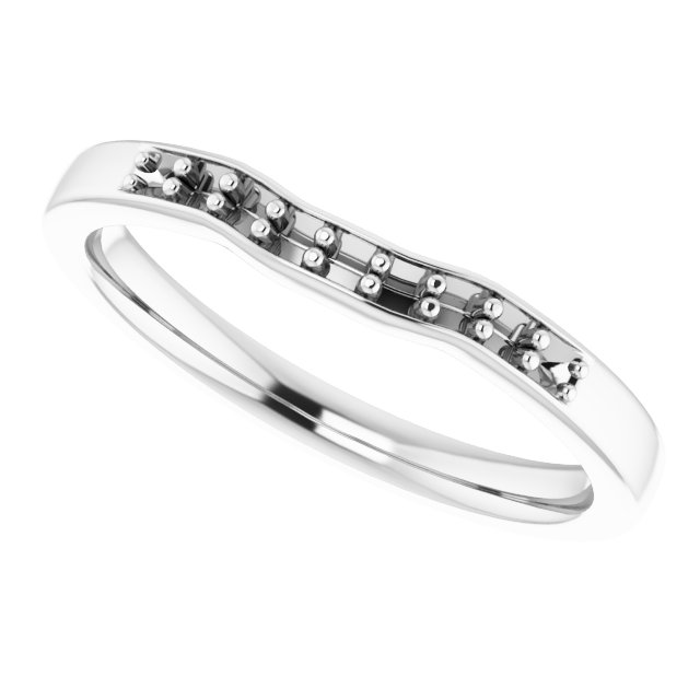 Band Mounting for 10 mm Square Ring view 5