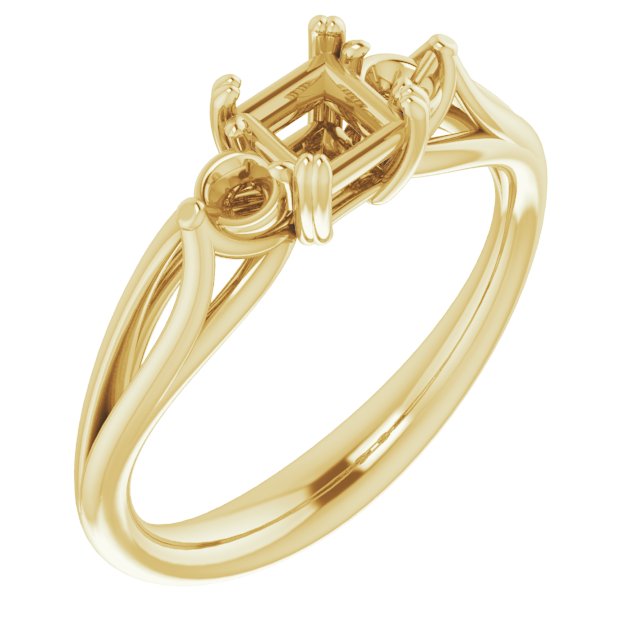 Three-Stone Engagement Ring