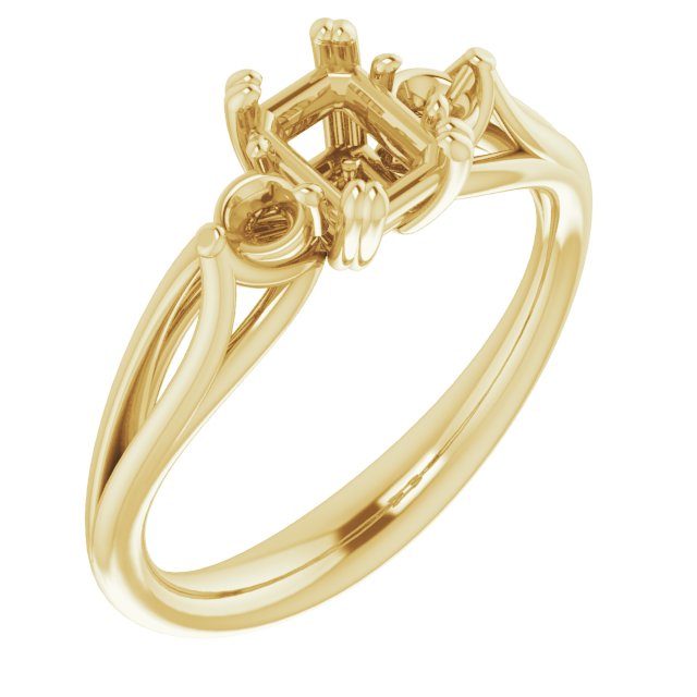 Three-Stone Engagement Ring