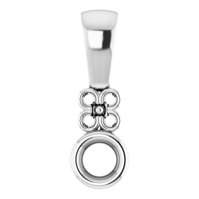 Bezel-Set Accented Pendant