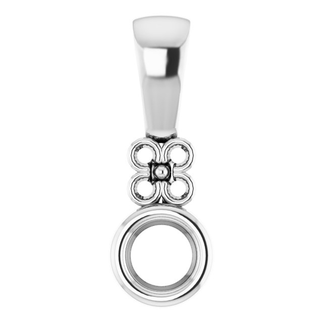 Bezel-Set Accented Pendant