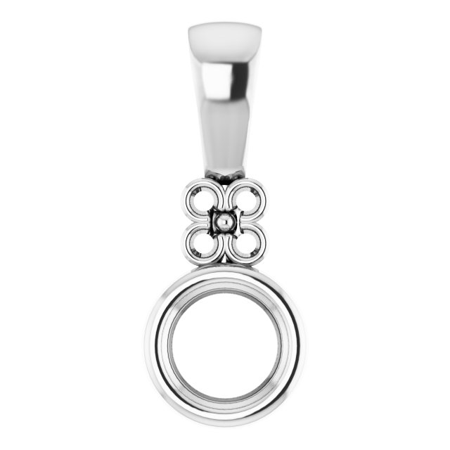 Bezel-Set Accented Pendant