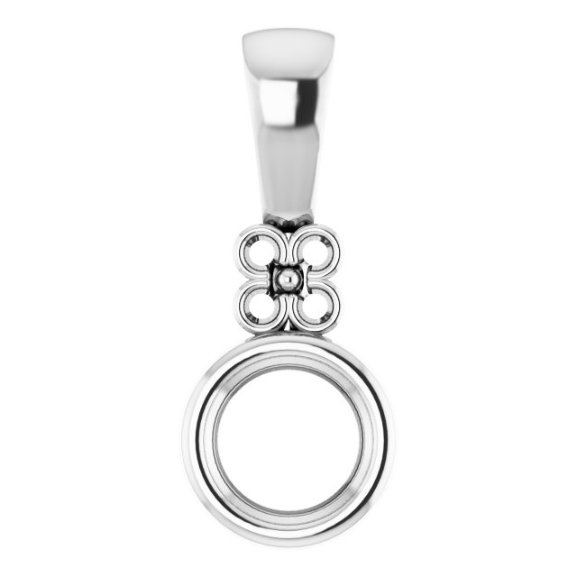 Bezel-Set Accented Pendant