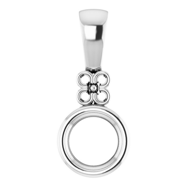 Bezel-Set Accented Pendant